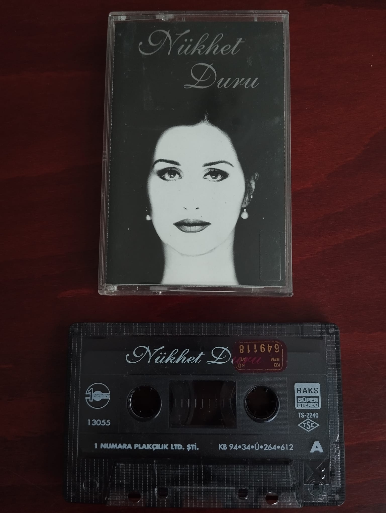 Nükhet Duru – Nükhet Duru - 1994 Türkiye Basım 2. El Kaset-2.EL
