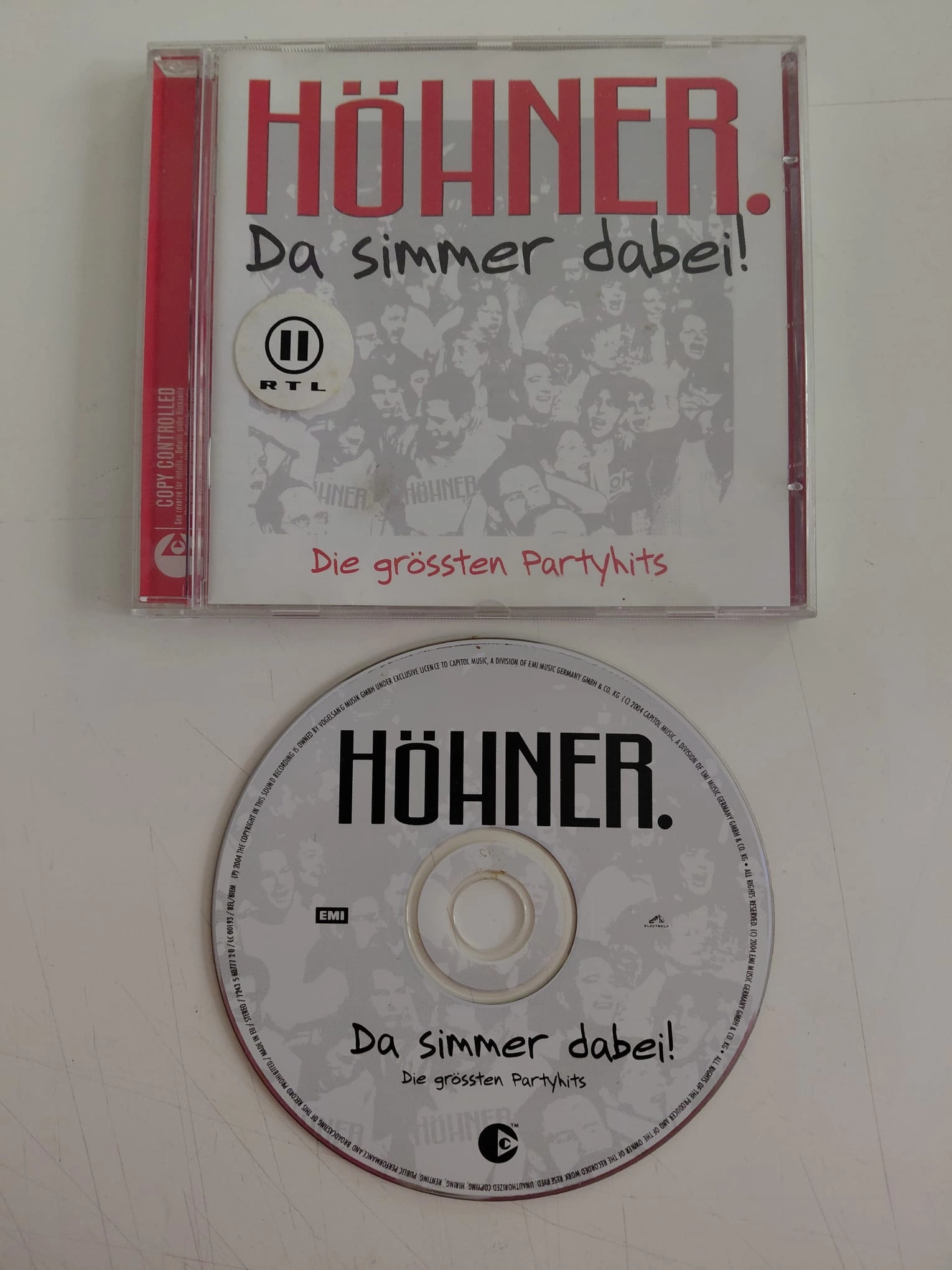 Höhner – Da Simmer Dabei! Die Grössten Partyhits - 2004 Almanya Basım - CD Albüm-2.el