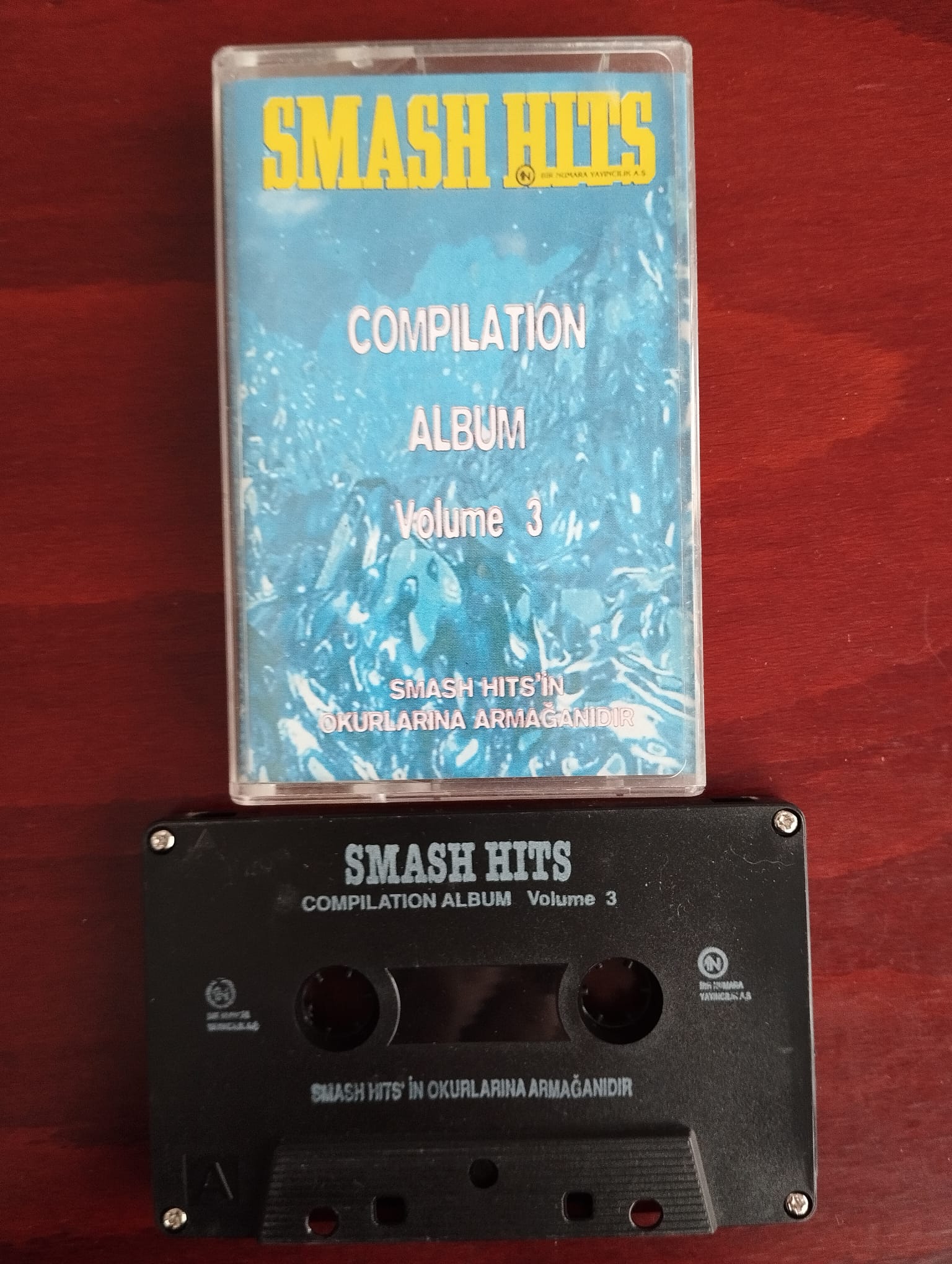 SMASH HITS - COMPILATION ALBUM VOL.3  - Türkiye Basım 2. El Kaset Albüm