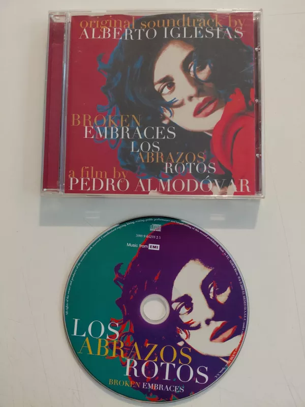 Alberto Iglesias – Los Abrazos Rotos (Soundtrack) – 2009 İngiltere  Basım - CD Albüm-2.el