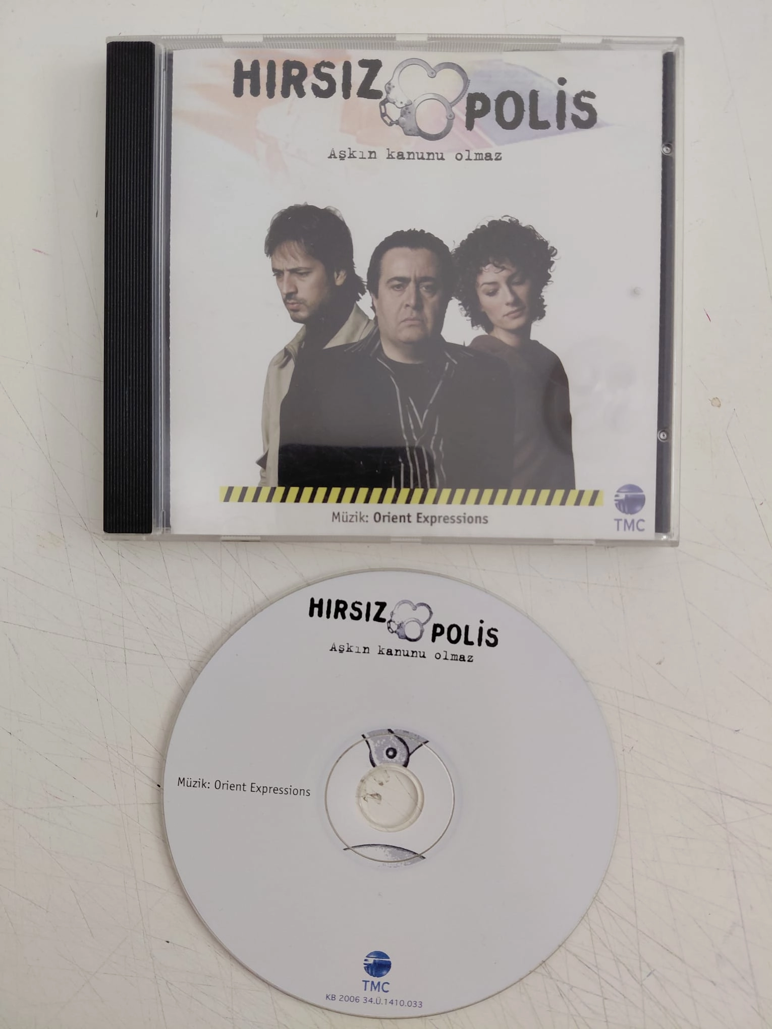 Orient Expressions – Hırsız Polis – Aşkın Kanunu Olmaz - 2006 Türkiye Basım CD Albüm-2.el