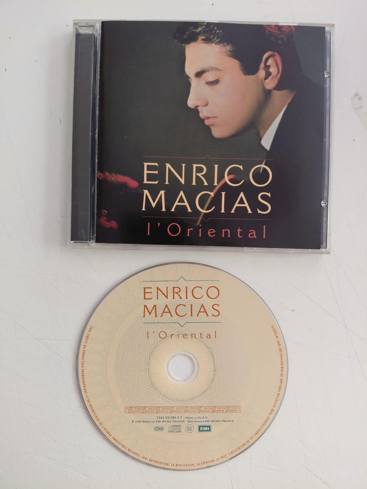Enrico Macias –  L’Oriental  - 2000 İngiltere Basım - CD Albüm-2.el