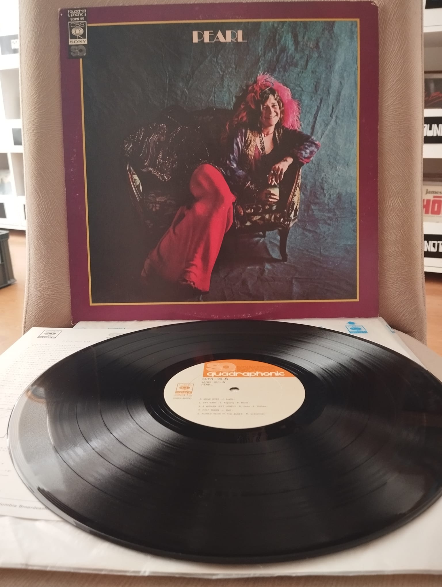 Janis Joplin – Pearl - 1974 Japonya Basım LP Plak -2.El