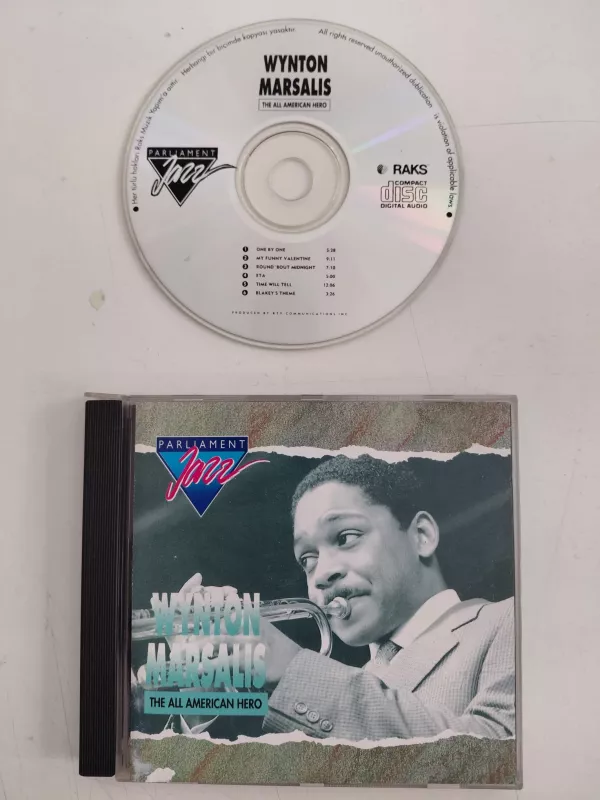 Wynton Marsalis –  The All American Hero - Türkiye  Basım - CD Albüm-2.el