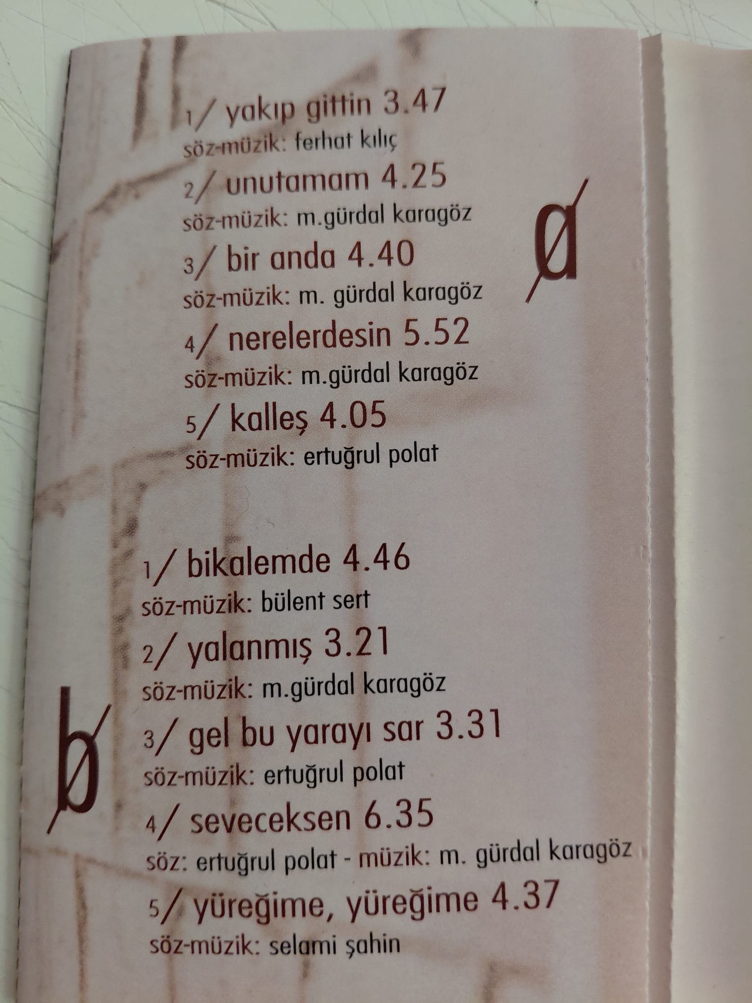 Gülden – Unutamam  - 2002  Türkiye Basım Kaset-2.el