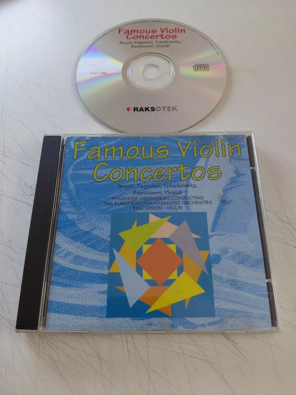 Famous Violin Concertos -  1995 Türkiye Basım CD Albüm-2.el