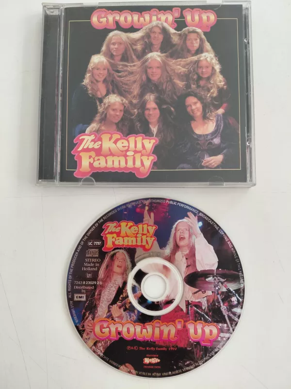The Kelly Family  – Growin’ Up -  1997  Avrupa  Basım - CD Albüm-2.el