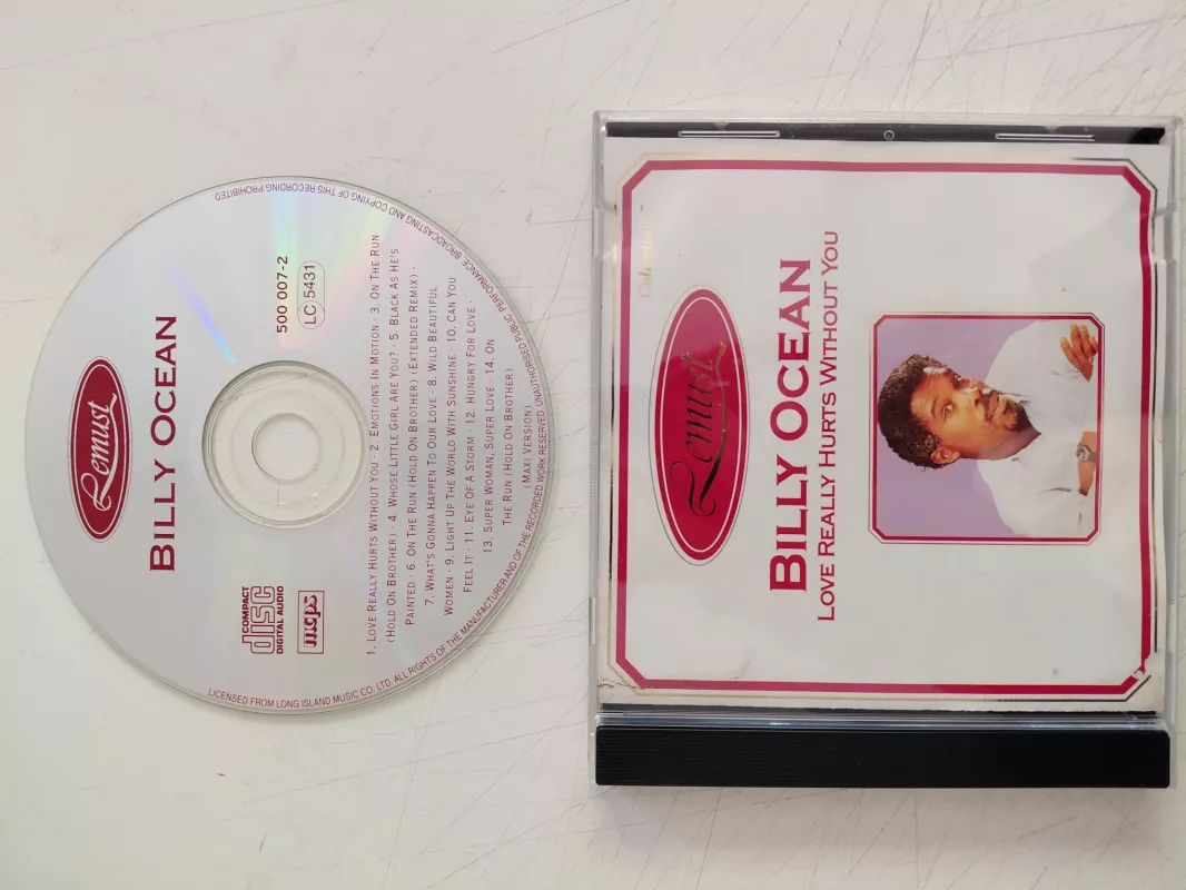 Billy Ocean – Love Really Hurts Without You -  İngiltere Basım CD Albüm-2.el