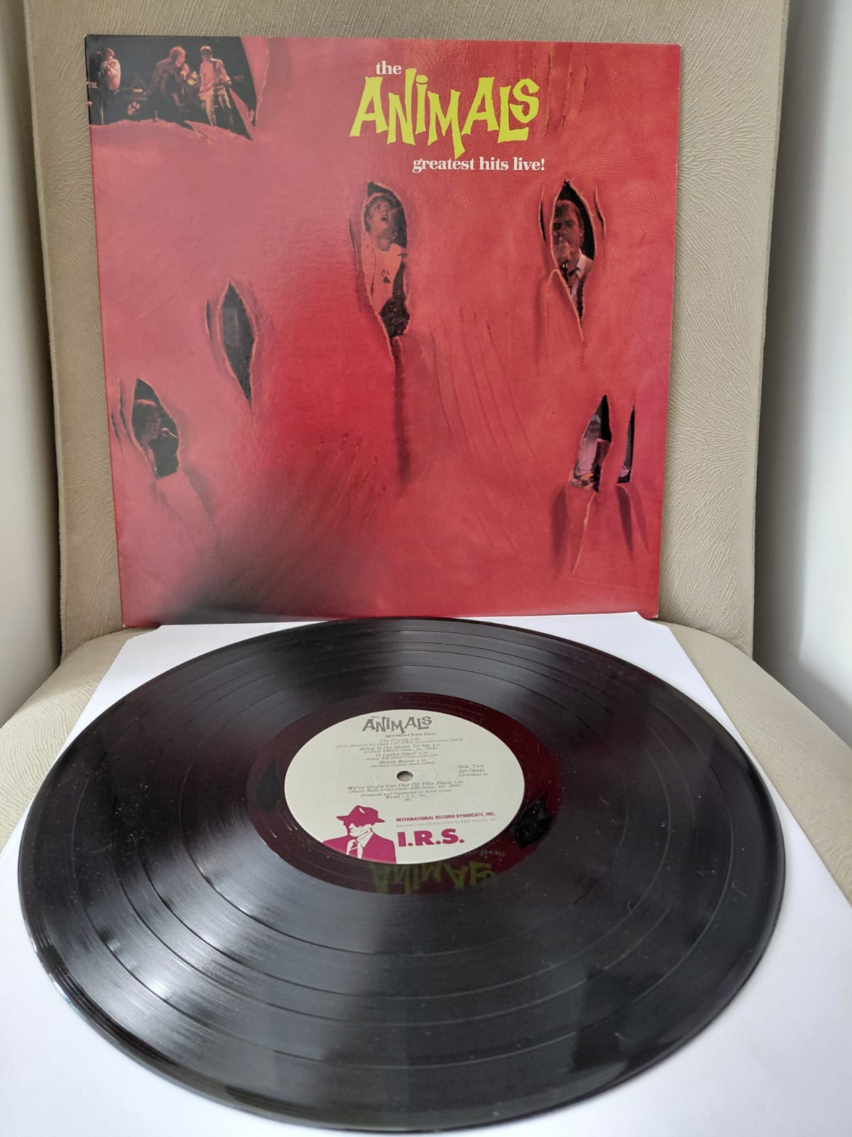 The Animals – Greatest Hits Live - 1984 Amerika Basım Albüm - LP Plak-2.el