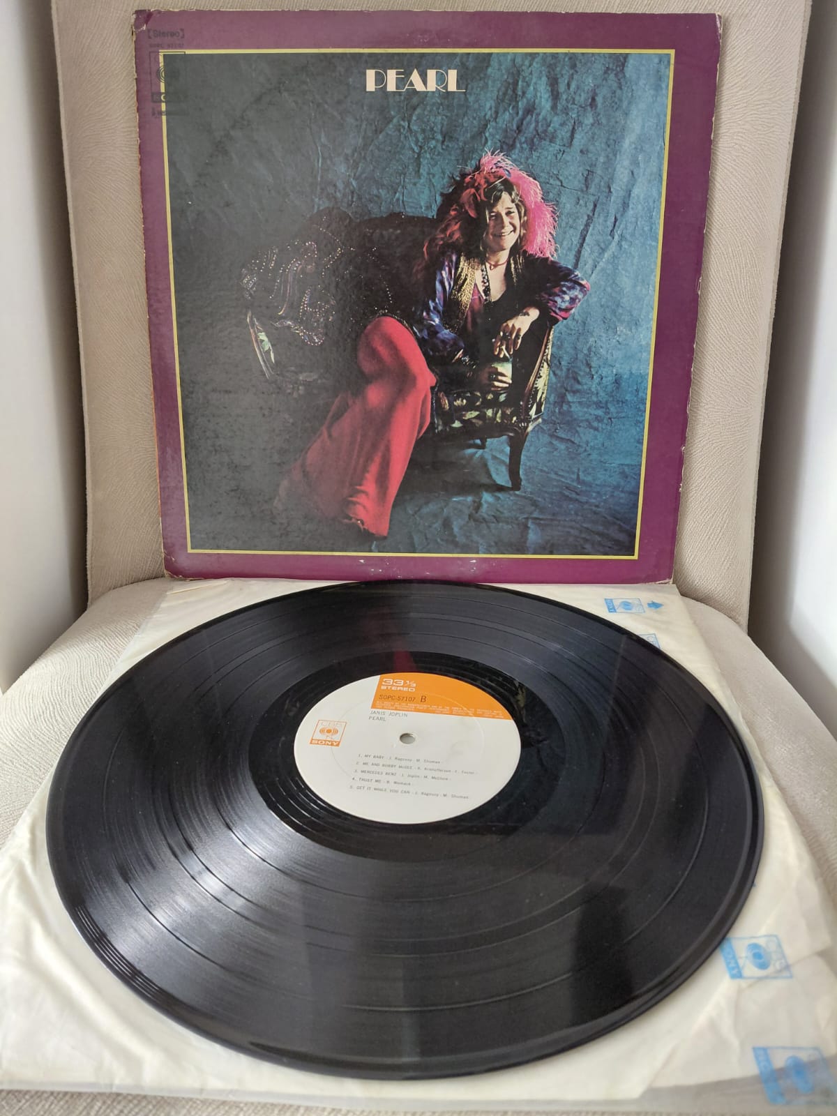 Janis Joplin – Pearl - 1971 Japonya Basım LP Plak-2.el