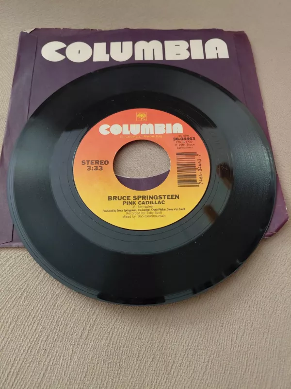 Bruce Springsteen –  Dancing In The Dark - 1984  USA  Basım 45 lik Plak-2.el