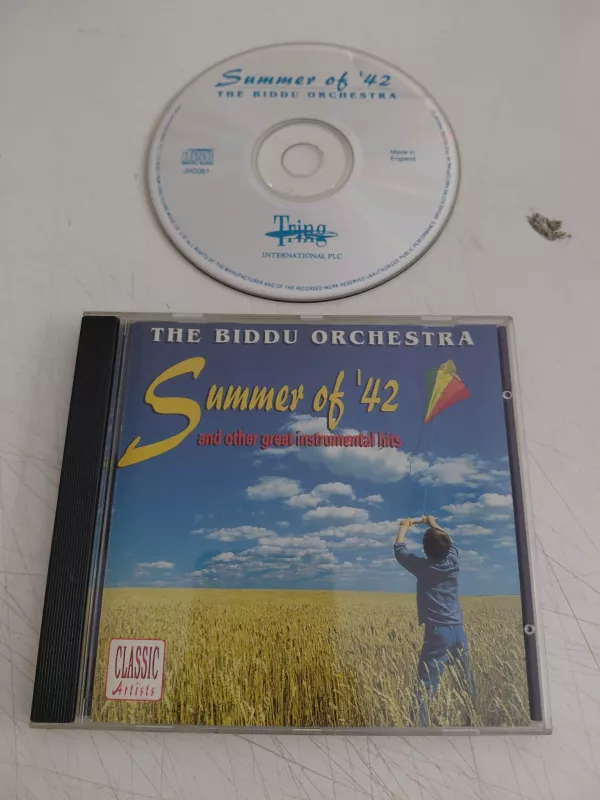 Biddu Orchestra – Summer Of ’42 And Other Great Instrumental Hits - İngiltere Basım CD -2.el