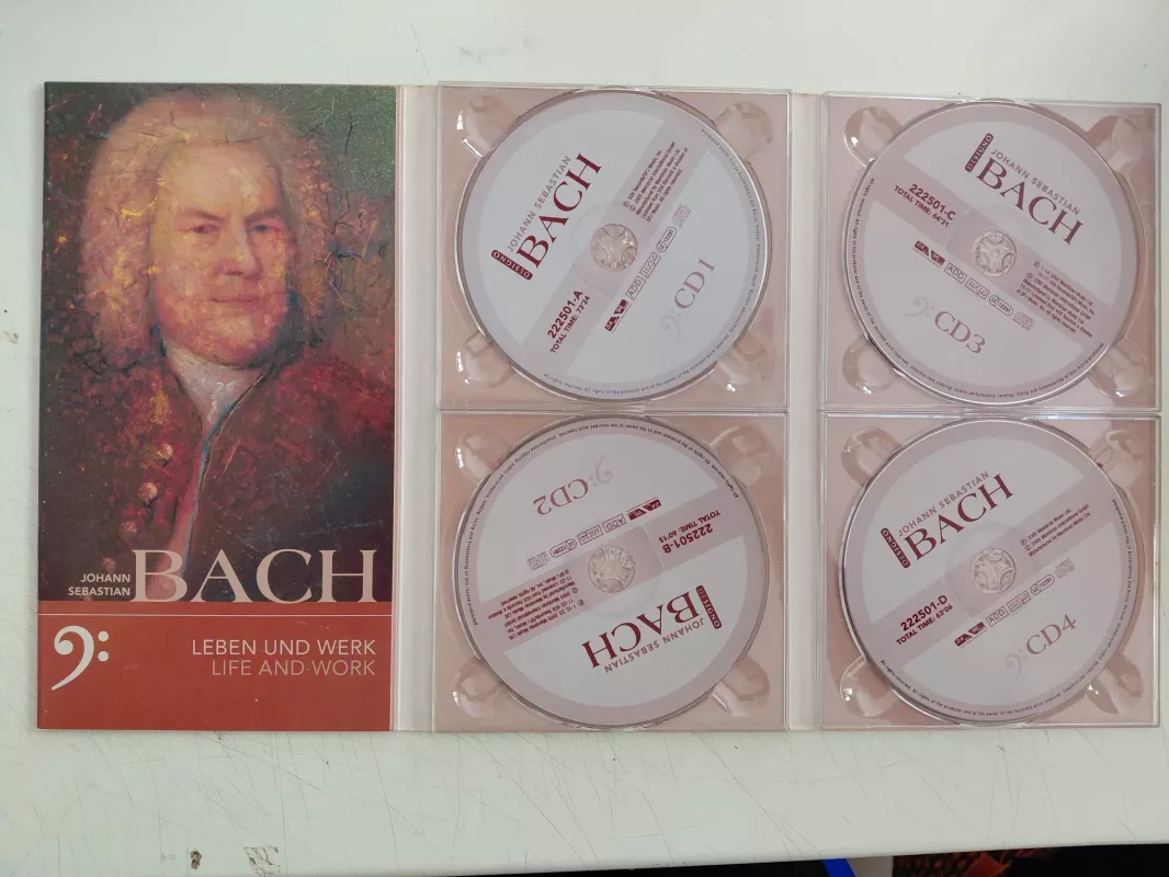 Johann Sebastian Bach – Leben Und Werk - 2005 Almanya Basım 4xCD Albüm ,Deluxe Edition-2.el