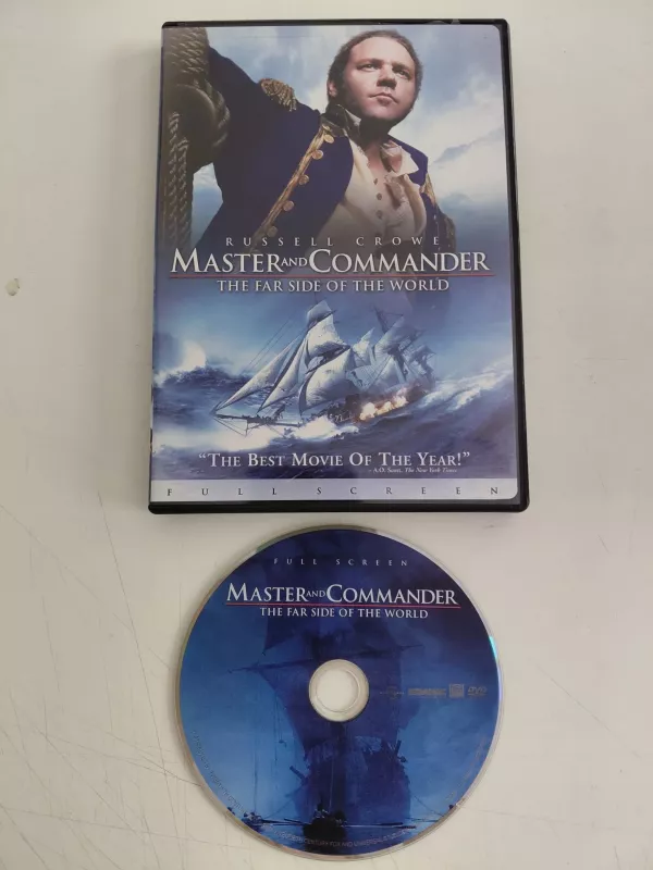 Master And Commander - Russell Crowe  - DVD Film /1.Bölge - Türkçe altyazı yoktur-2.el
