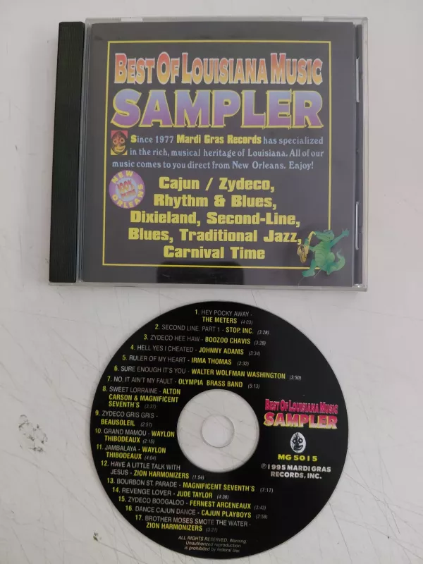 Best Of Louisiana Music Sampler - 1995 Amerika Basım CD Albüm-2.el