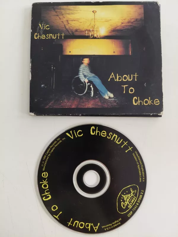 Vic Chesnutt – About To Choke - 1996 USA Basım - CD Albüm-2.el