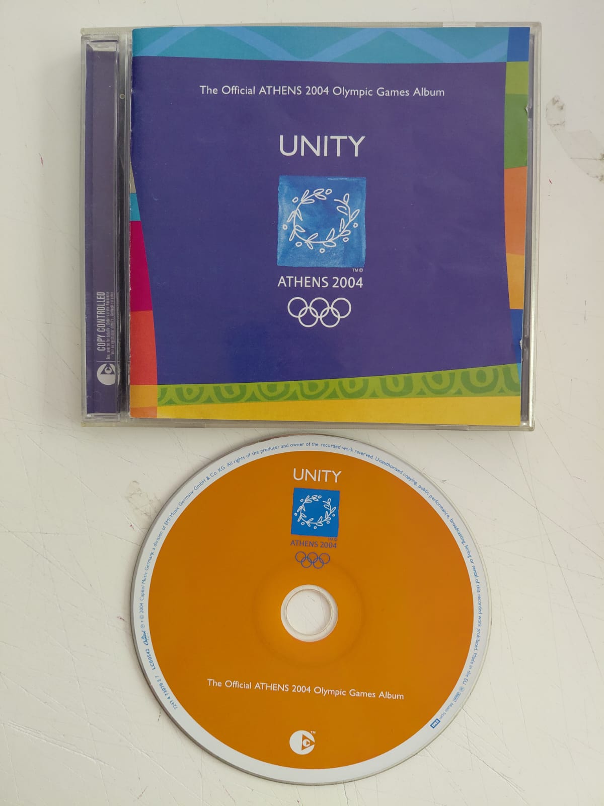 Unity (The Official Athens 2004 Olympic Games Album) - 2004 Avrupa Basım - CD Albüm-2.el