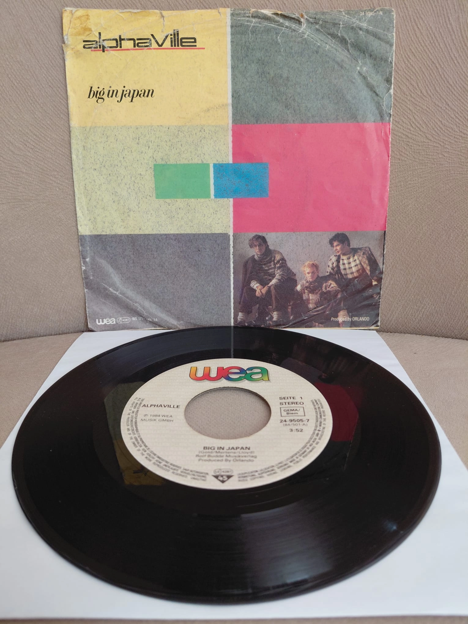 Alphaville  – Big In Japan  - 1984  Almanya  Basım 45’lik Plak