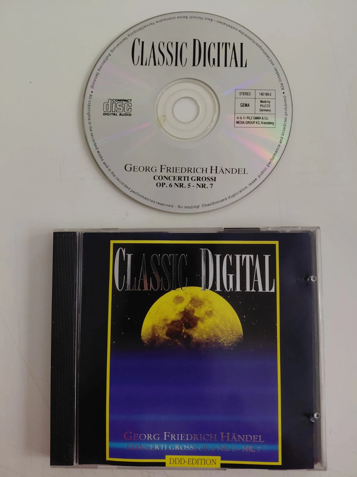 Händel - Hans Zanotelli –  Concerti Grossi Op. 6 Nr. 5 - Nr. 7 - Almanya Basım CD Albüm-2.el