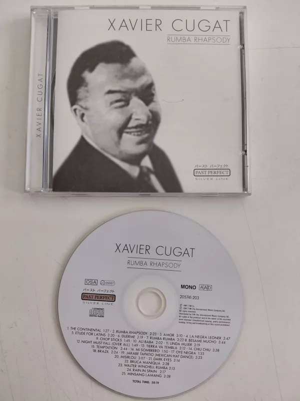 Xavier Cugat – Rumba Rhapsody - 2001  Almanya  Basım - CD Albüm-2.el