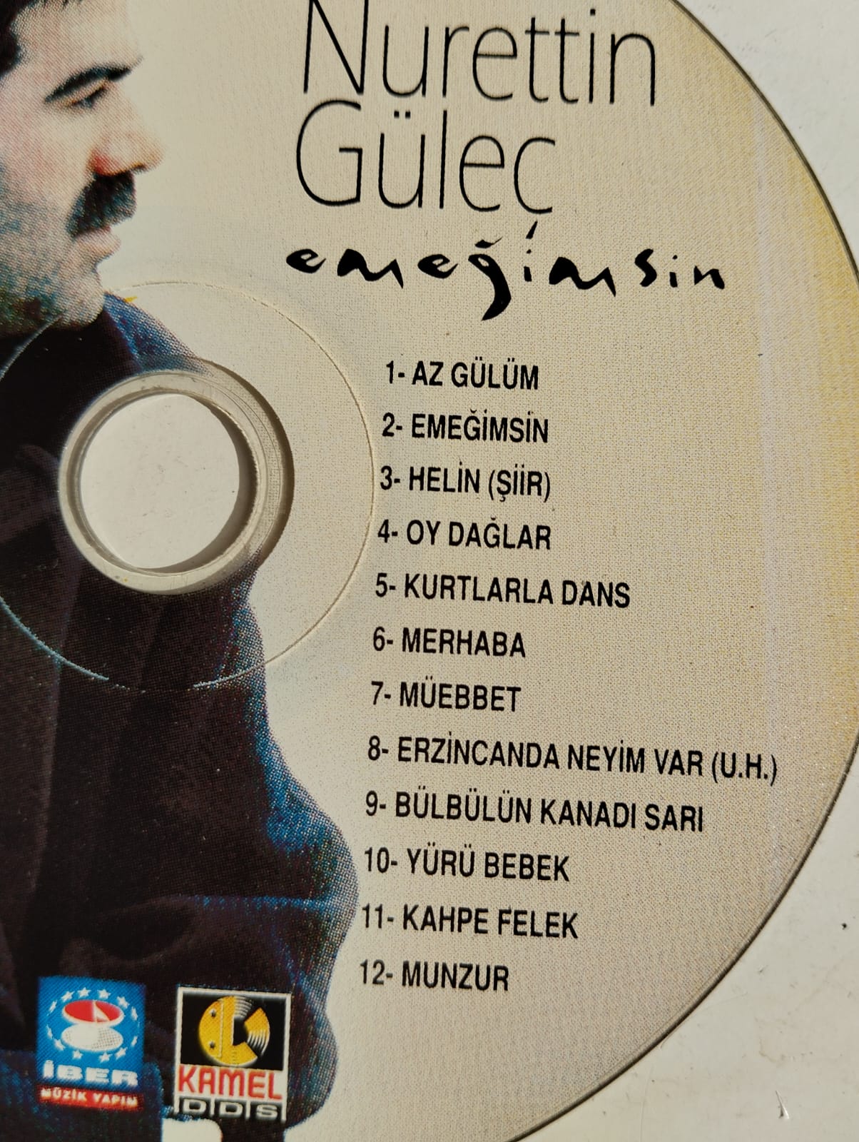 Nurettin Güleç / Emeğimsin  - Türkiye Basım - 2. El CD Albüm