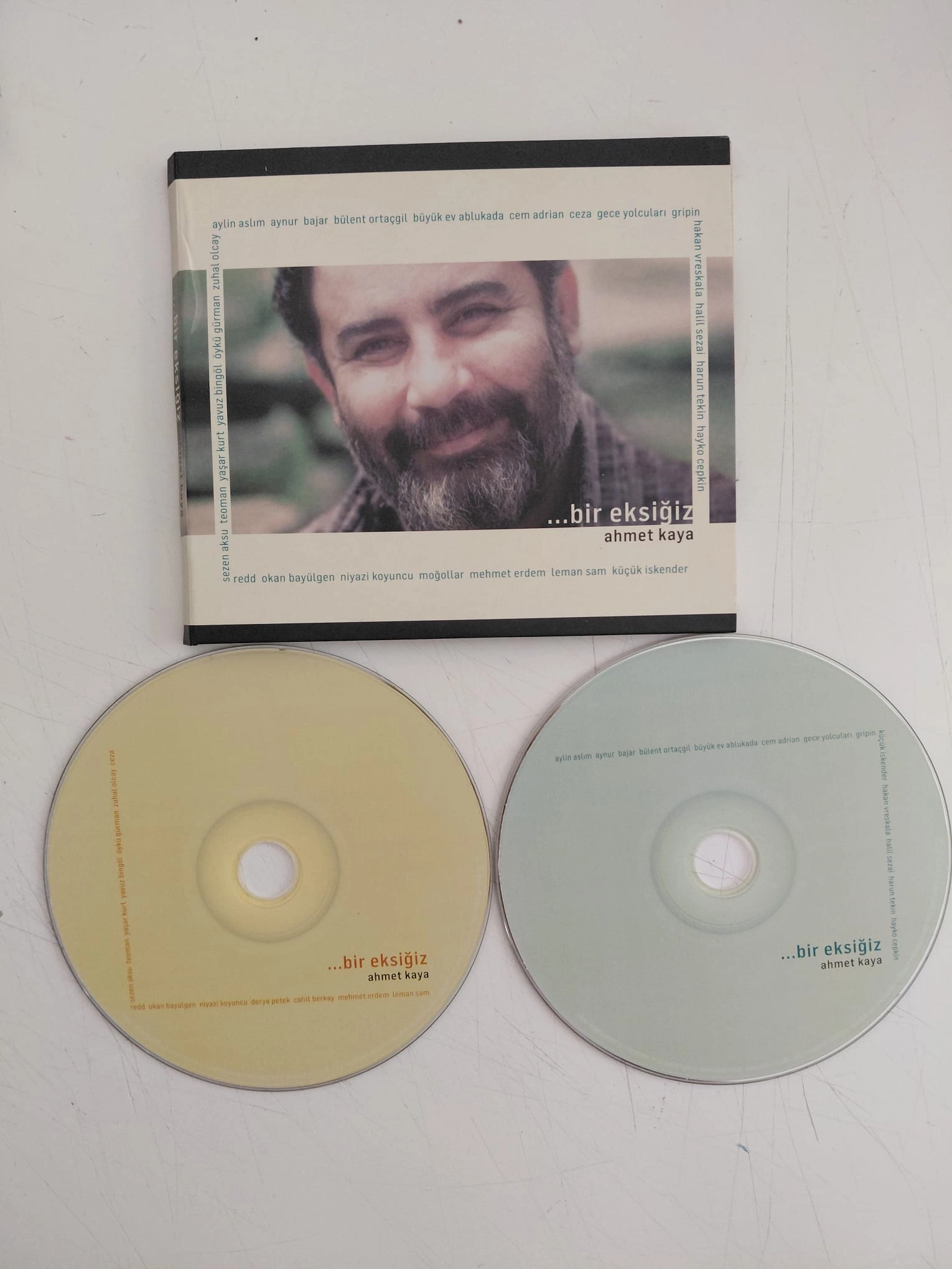 Bir Eksiğiz (Ahmet Kaya Şarkıları)  - 2014 Türkiye Basım - 2xCD Albüm-2.el
