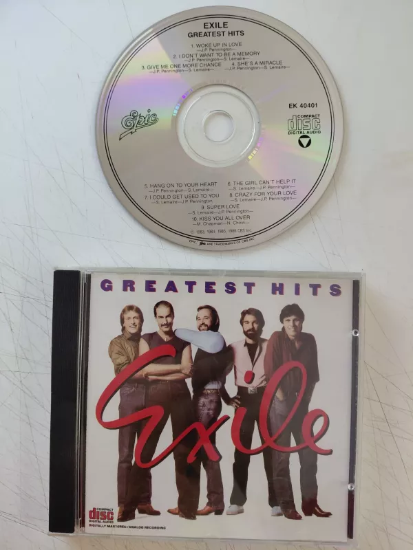 Exile – Greatest Hits - 1986 Amerika Basım CD Albüm-2.el