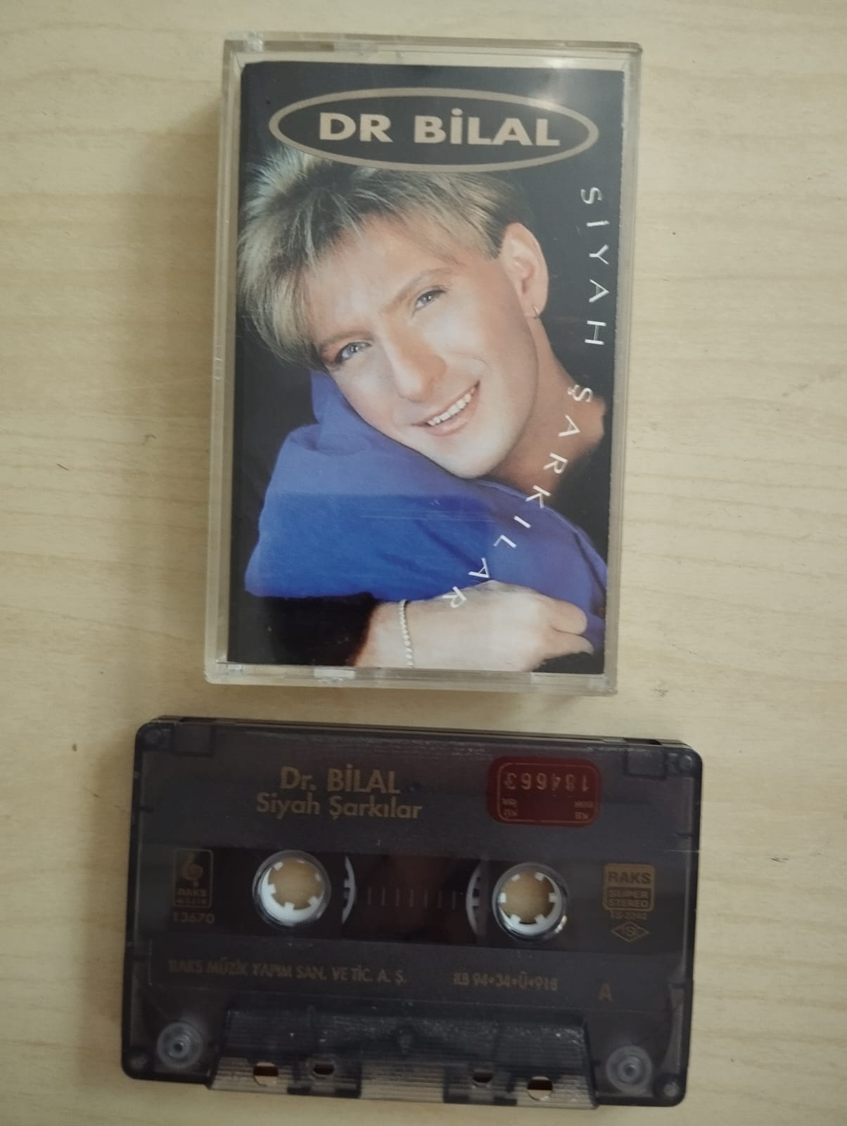 Dr. Bilal  – Siyah Şarkılar - 1994 Türkiye Basım  Kaset Albüm-2.EL