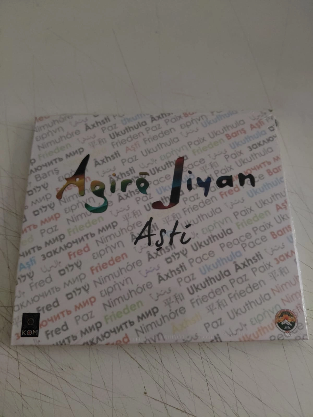 AGiRÊ JİYAN  -  Aşti  - Türkiye Basım CD Albüm ( Açılmamış Ambalajında)