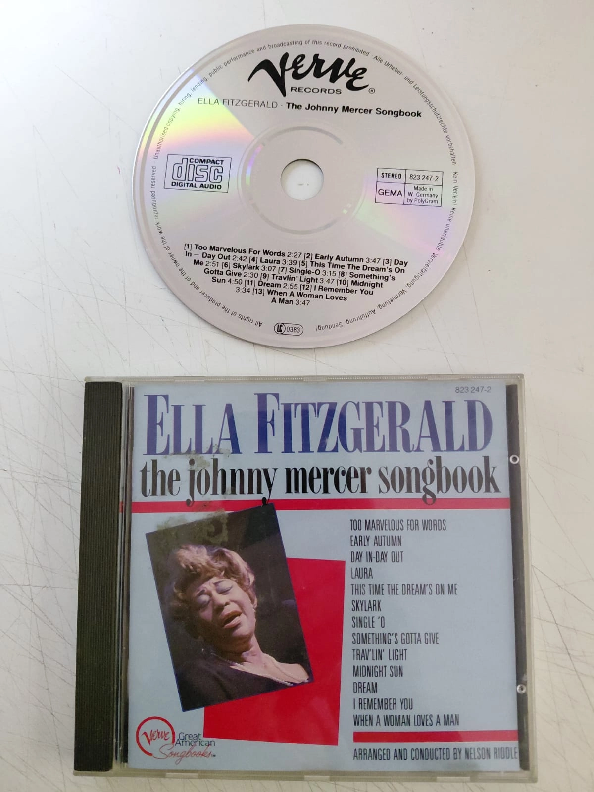 Ella Fitzgerald – The Johnny Mercer Songbook - 1984 Almanya Basım CD Albüm-2.el