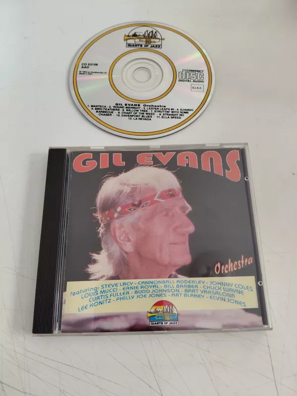 Gil Evans Orchestra – Gil Evans Orchestra  - 1994 İtalya Basım CD Albüm-2.el