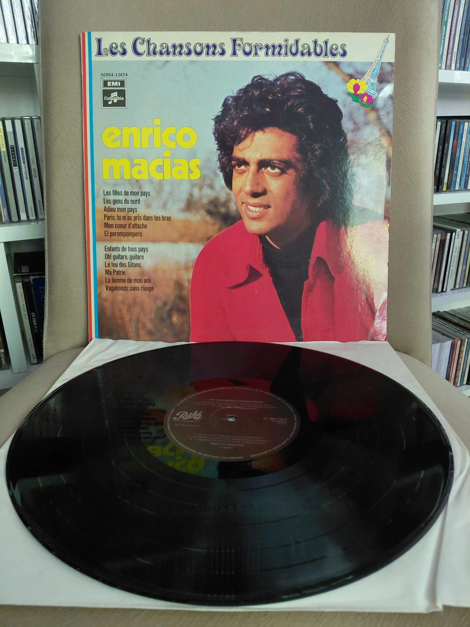 Enrico Macias – Les Chansons Formidables - 1973 Hollanda Basım Albüm LP Plak-2.el
