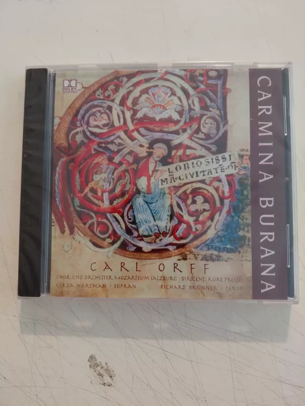 Carl Orff – Carmina Burana - 1999 Avusturya Basım CD Albüm /Açılmamış Ambaljlı