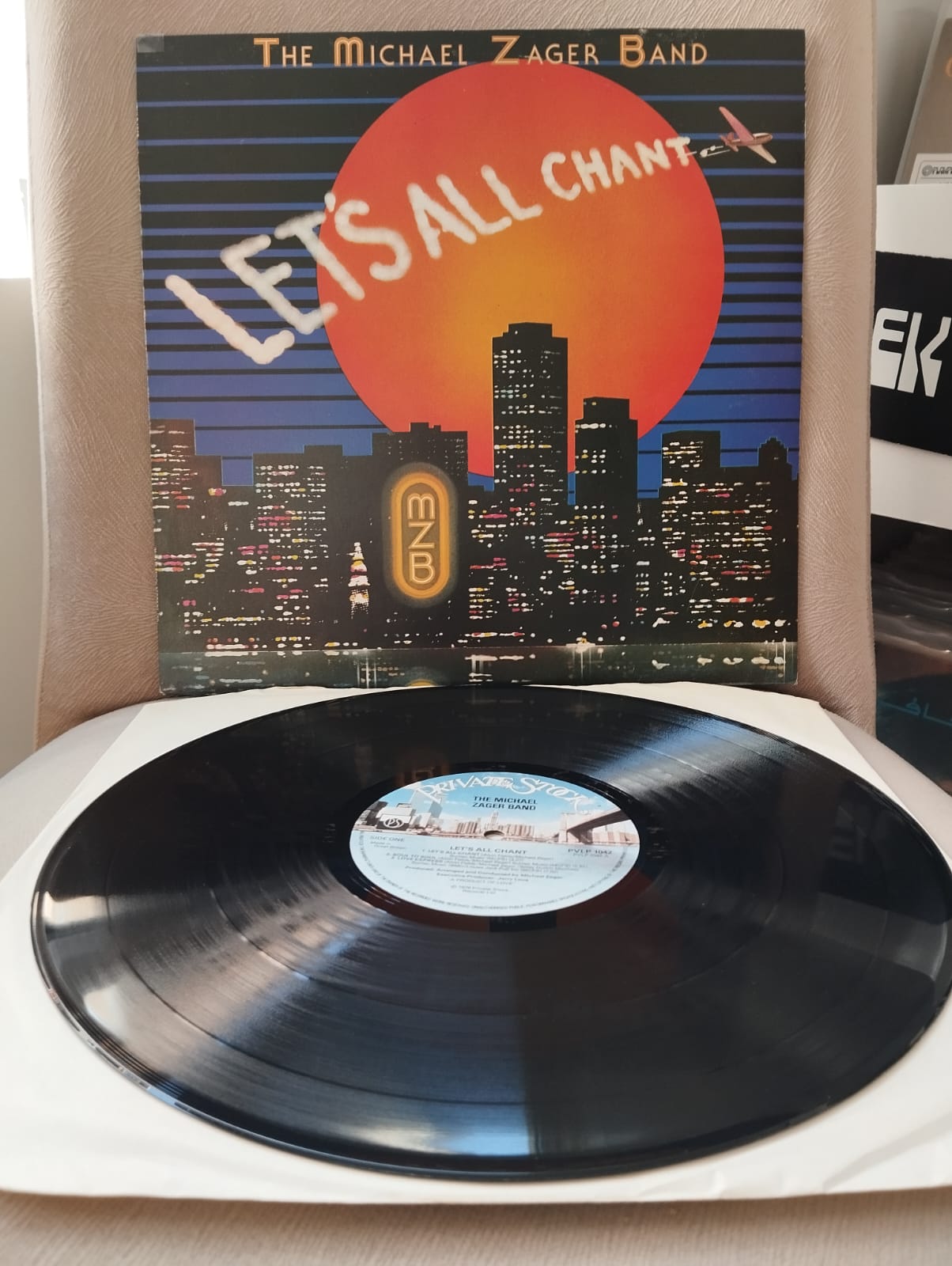 The Michael Zager Band – Let’s All Chant - 1978 İngiltere Basım 33 Lük LP Albüm Plak-2.EL