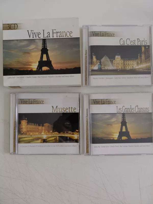 André Trichot, Christian Peschel, Bertrand Hembert... – Vive La France  - 3xCD Albüm-2.el