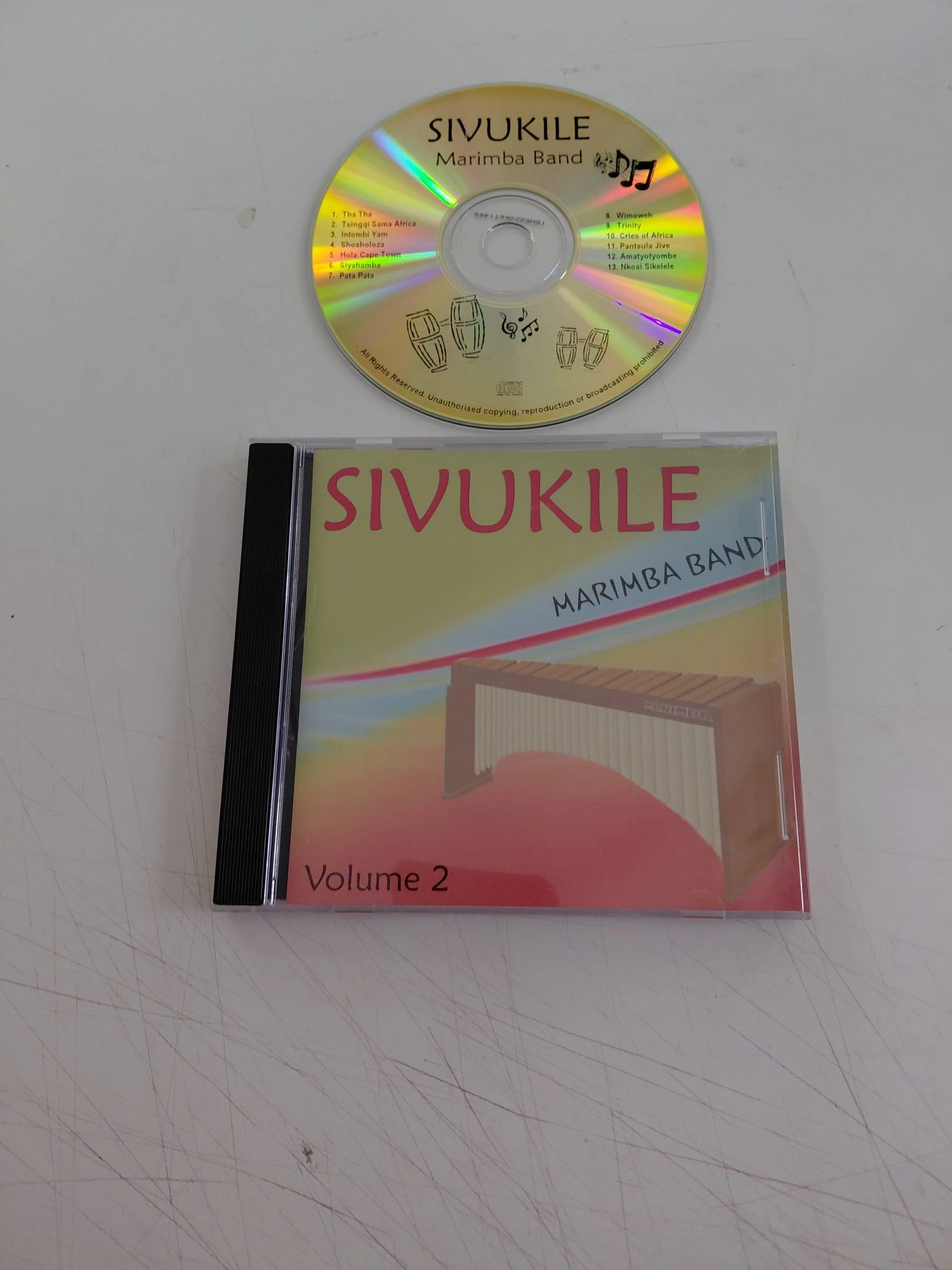 Sivukile Marimba Band – Volume 2  – Güney Afrika Basım - CD Albüm-2.el