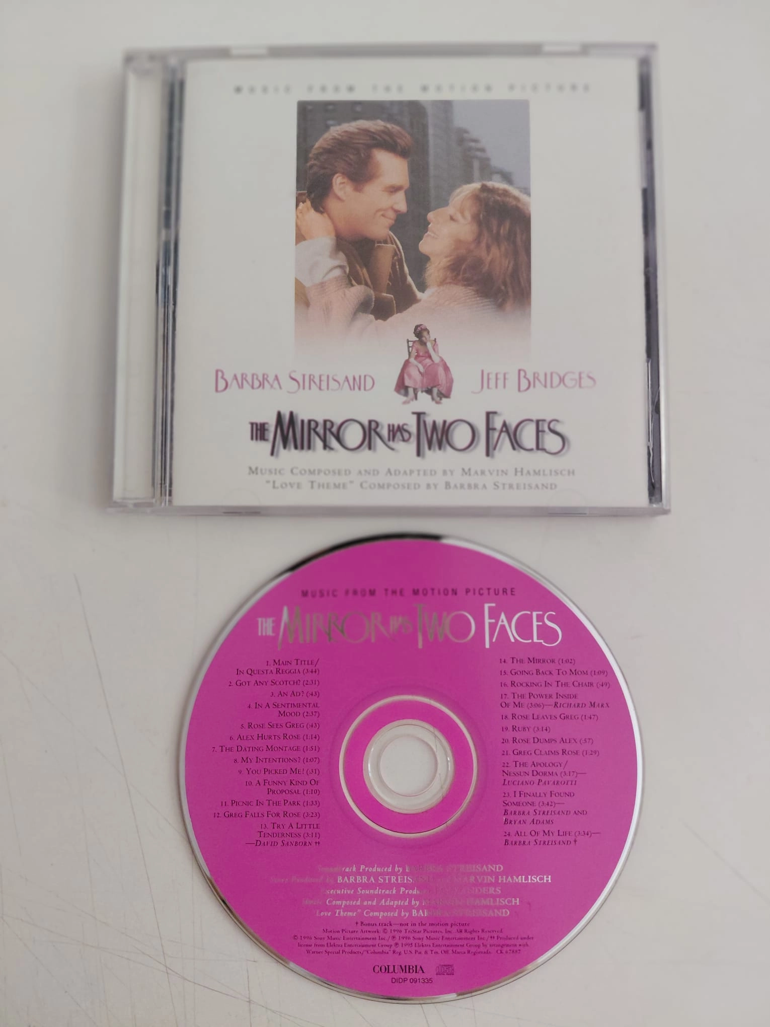 Barbra Streisand / Marvin Hamlisch – The Mirror Has Two Faces - 1996  USA  Basım - CD Albüm-2.el