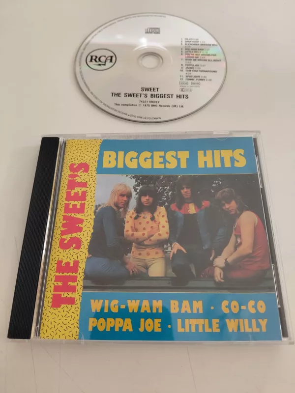 The Sweet  – The Sweet’s Biggest Hits –  Almanya Basım - CD Albüm-2.el