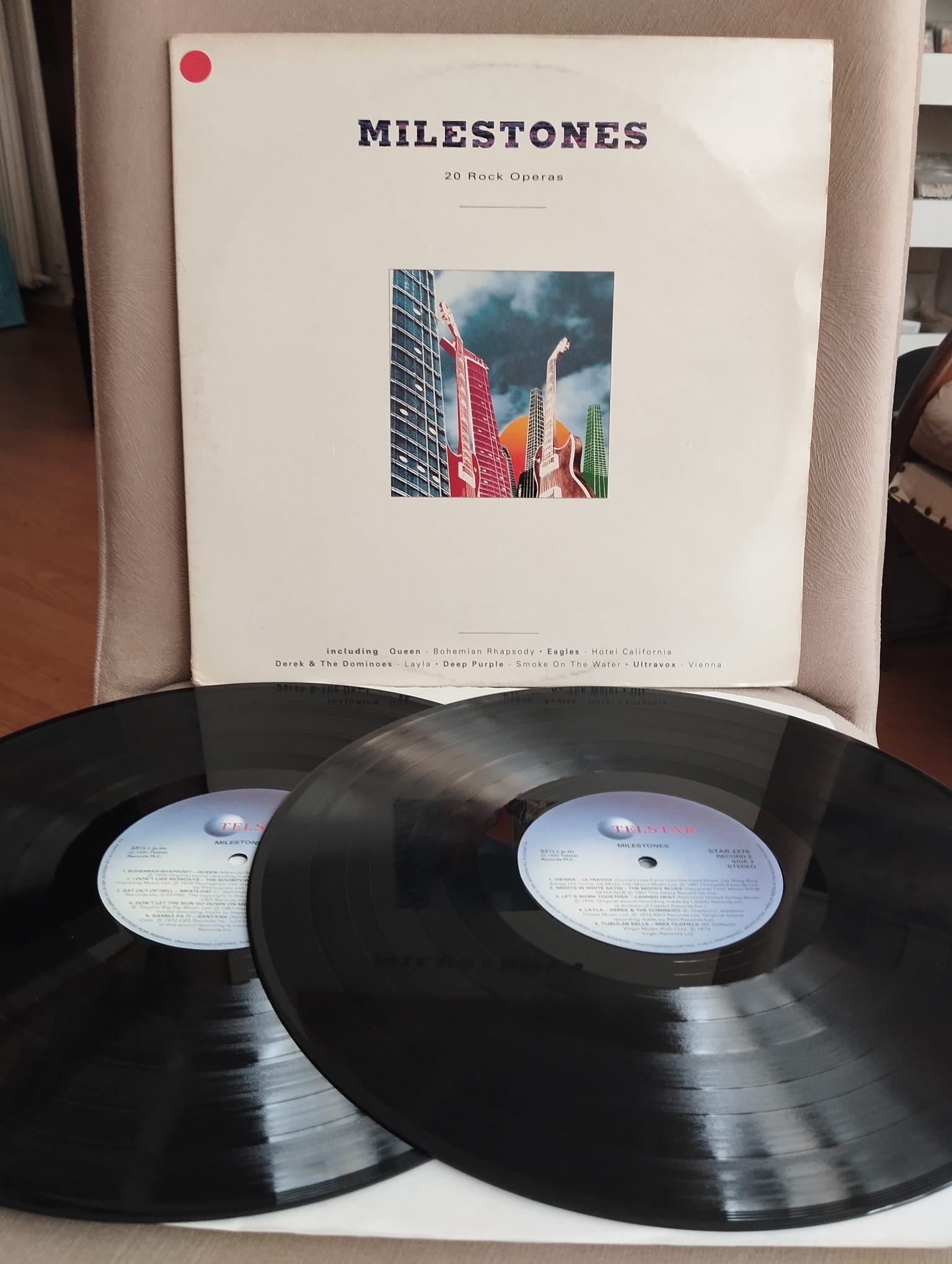 Milestones - ( 20 Rock Operas ) - 1990 Avrupa Basım - Double LP Plak Albüm-2.el