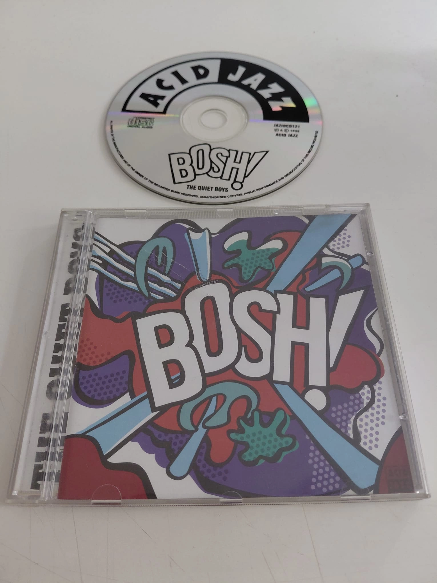 The Quiet Boys – Bosh ( Acid Jazz) – 1995 İngiltere Basım - CD Albüm-2.el