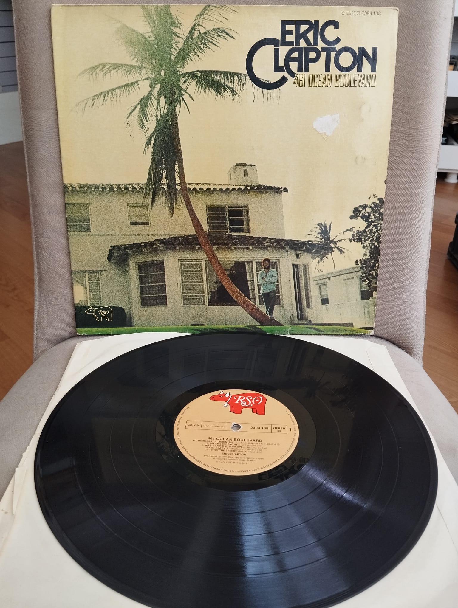 ERIC CLAPTON -461 OCEAN BOULEVARD - 1974 ALMANYA BASIM ALBÜM - 33 LÜK LP PLAK