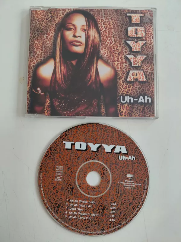 Toyya   – Uh-Ah -  1998  Avrupa Basım -  CD, Maxi-Single  /Hip Hop-2.el