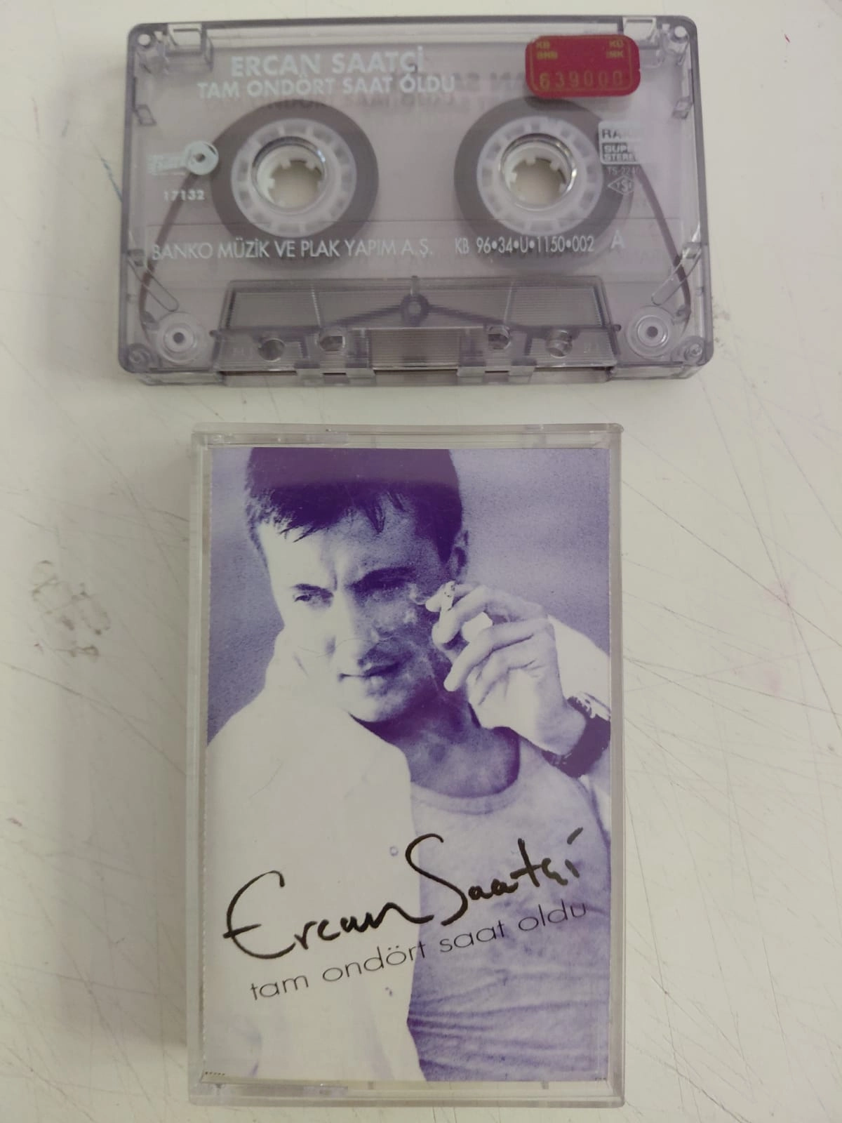 Ercan Saatçi – Tam Ondört Saat Oldu -  1996 Türkiye Basım Kaset / EP-2.EL