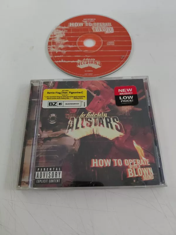 Lo Fidelity Allstars  – How To Operate With A Blown Mind – 1998 USA Basım - CD Albüm-2.el