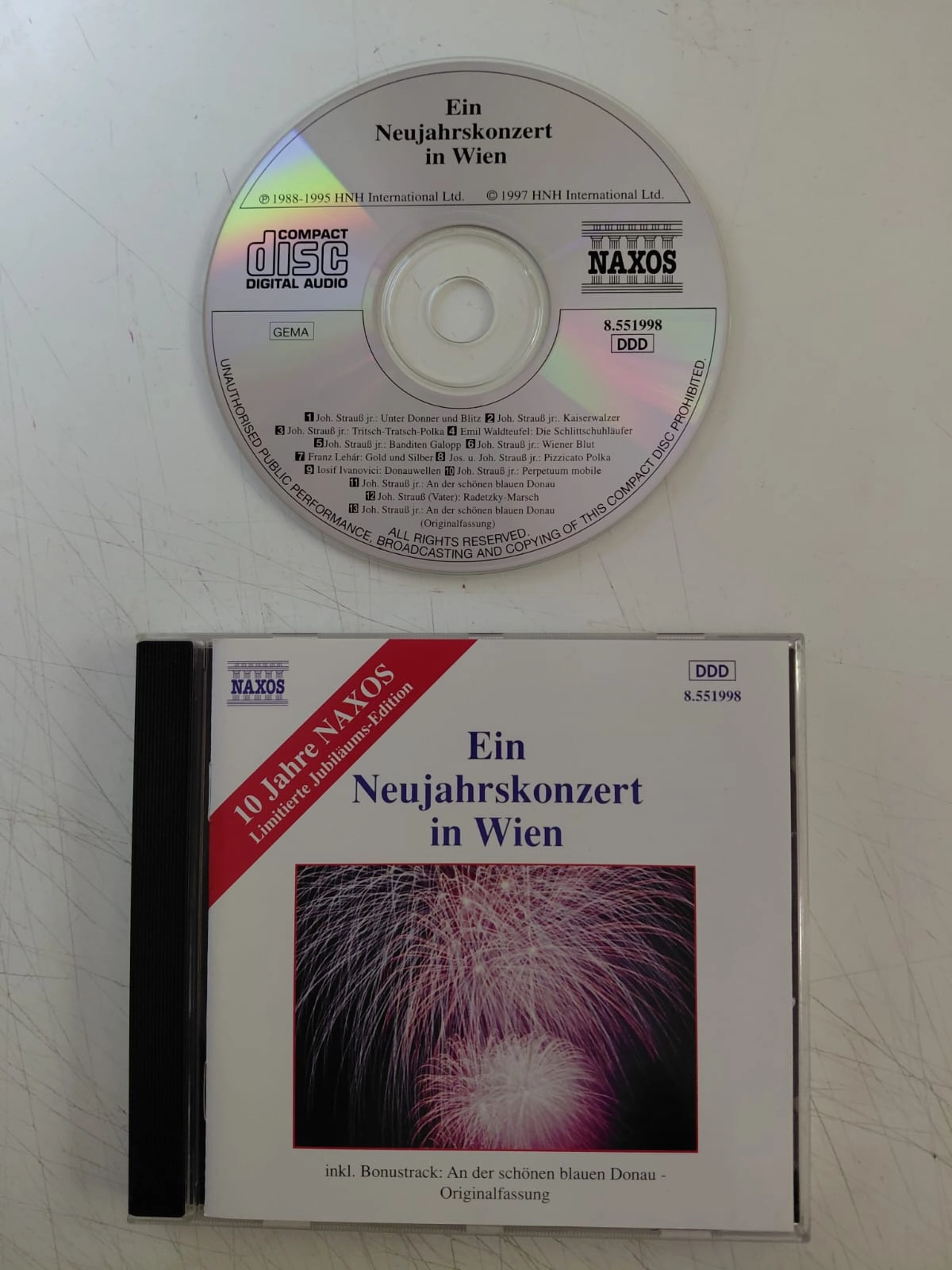 Ein Neujahrskonzert In Wien - 1997 Almanya Basım CD Albüm-2.el