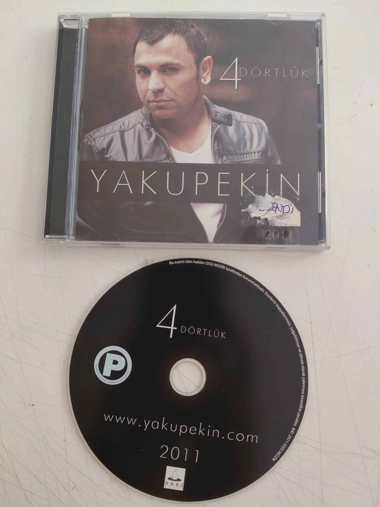 Yakup Ekin – 4 Dörtlük - Küpe 2011  -  2011 Türkiye Basım  CD, Single, Promo-2.el
