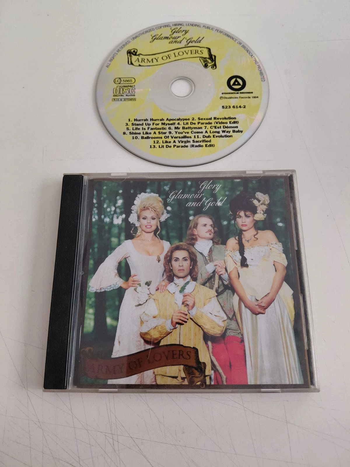 Army Of Lovers – Glory Glamour And Gold - 1994 Avrupa Basım CD Albüm-2.el