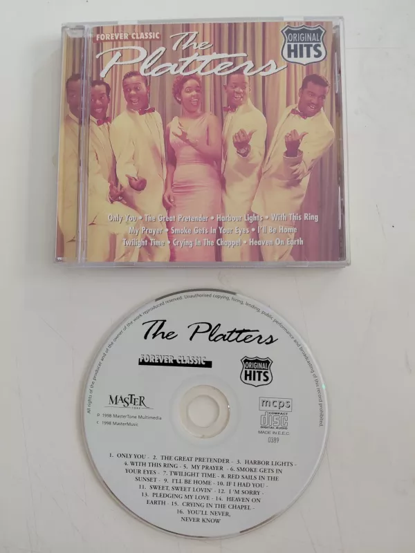 The Platters  – Forever Classic  – 1990  Avrupa  Basım - CD Albüm-2.el
