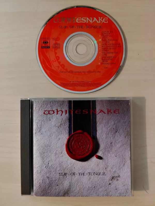 Whitesnake – Slip Of The Tongue - 1989 Japonya Basım CD Albüm-2.el