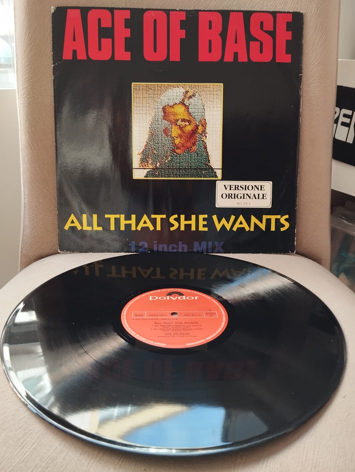 Ace Of Base – All That She Wants - 1992 İtalya Basım - 33 lük Maxi Single-2.EL
